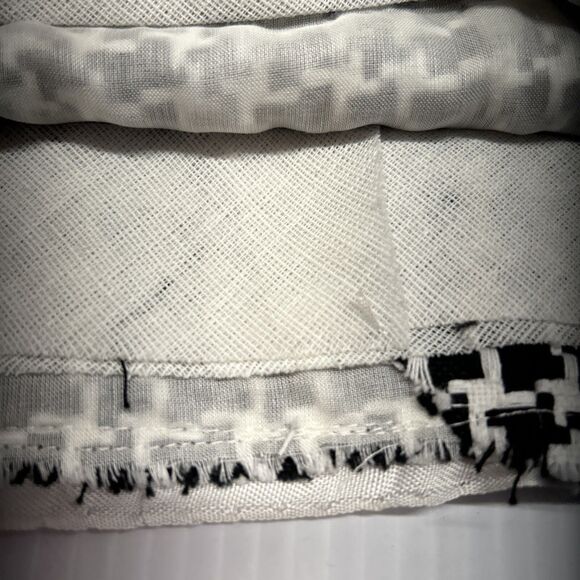 VTG Black White Mod Dress Classic 1970 Look by Pat Sandler for Raymonds S/M READ - Picture 5 of 9